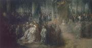 Carl Gustaf Pilo Gustav II S Chronic oil painting on canvas